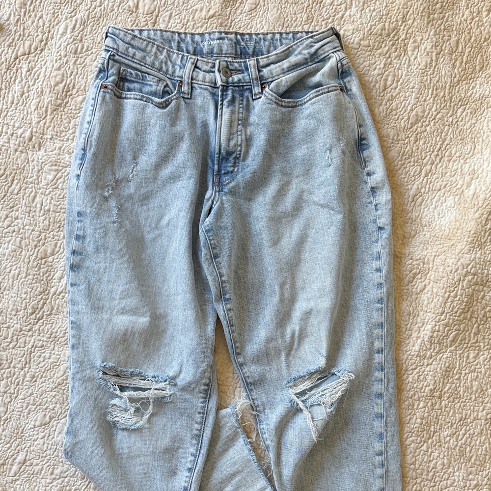 Old Navy Light Wash Curvy O.G Straight
